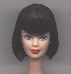 barbie with short black hair
